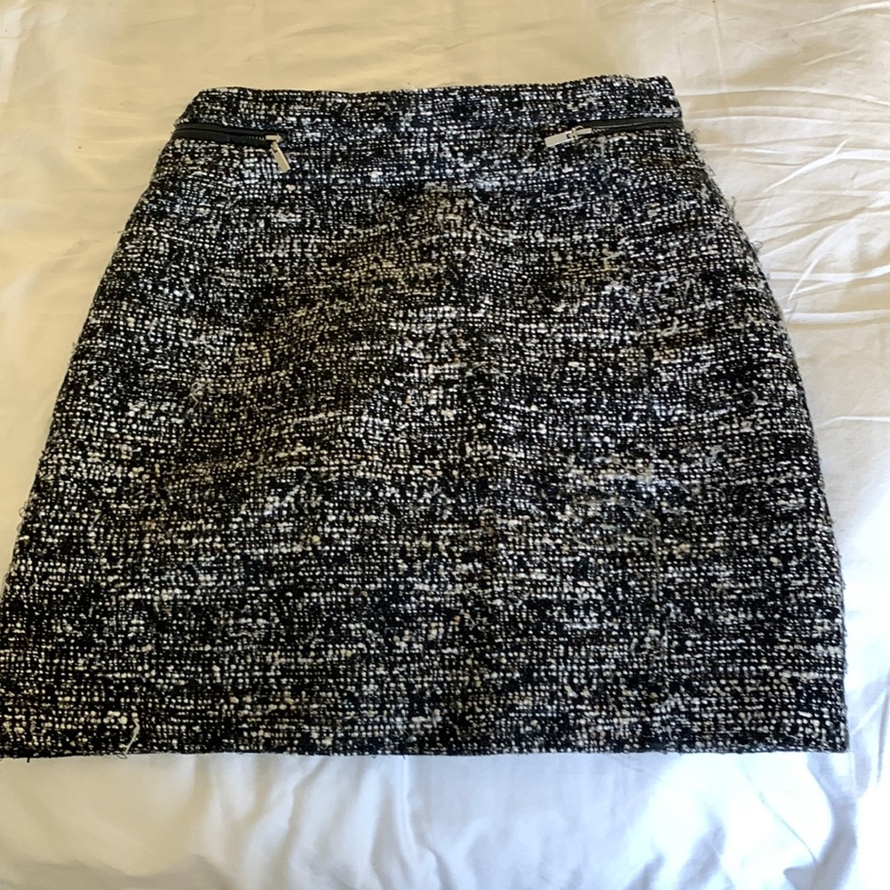 Knit mini skirt